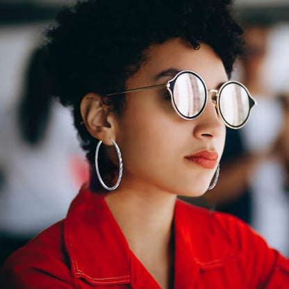 YFN Hoop Earrings Sterling Silver Polished Round Circle Endless Earrings Diameter 20,30,40,50,60,70,80mm - style: Diameter 45mm Hoop Earrings