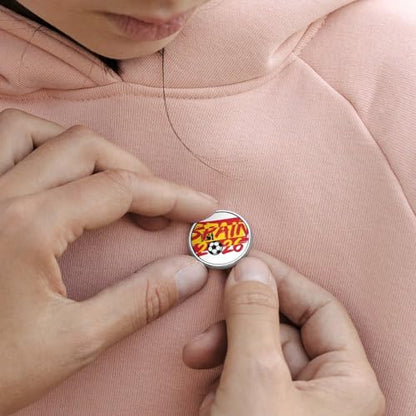 Pins, Round Metal Lapel Pin 1 Inch, Novelty Badge for Bags Hats Tie Shirts Jackets - color: style-2