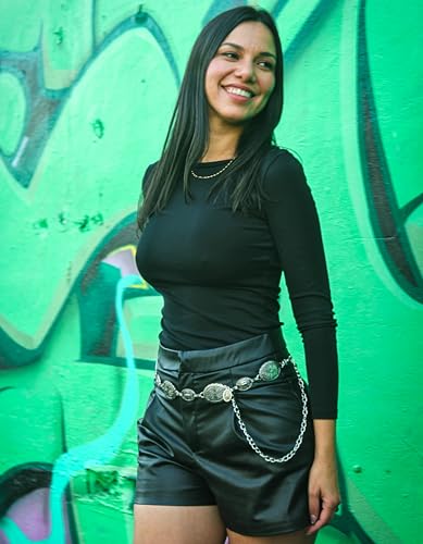 Millennials In Motion Designer Belt - color: Silver Concho