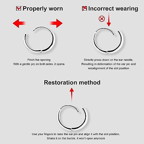 Silver Gold Hoop Earrings for Women Men, 316L Surgical Stainless Steel Huggie Hoop Earrings Set Hypoallergenic Small Cartilage Earrings Lightweight Hoop Earrings Huggie Set - color: Silver--8/10/12mm