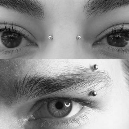 Rook Piercing Jewelry Rook Earrings for Women Eyebrow Rings Surgical Steel Vertical Labret Jewelry 16g 14g Curved Barbell Snug Daith Surface Tragus Piercing Jewelry Silver Gold - color: A2-3 pairs -gold