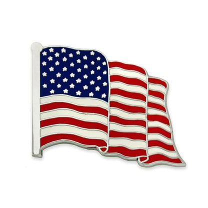 Boutonniere Suit Lapel Stick Brooch Pin - color: Brooch-silver A flag