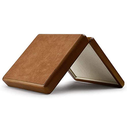 Oirlv Solid Wood Ring Jewelry Box Organizer Earrings Jewelry Drawer Organizer Tray with Lid (Creamy-white Flat Box) - color: Creamy-white Flat Box