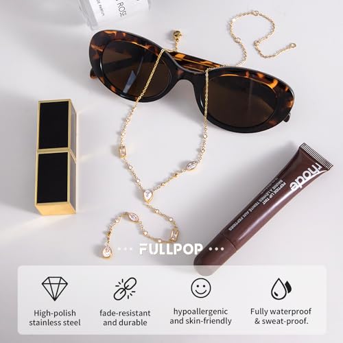 Fullpop Dainty Gold Necklaces for Women, 18k Gold Layered Lariat Necklace for Women Long Gold Choker Necklaces for Women Statement Diamond Heart Pendant Necklace Body Chain Jewelry for Women - style: Kind-Five