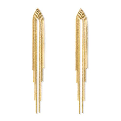Long Earrings for Women Dangling Black Tassel Earrings Fringe Earrings Formal Elegant Earrings Bridesmaid Jewelry - style: G