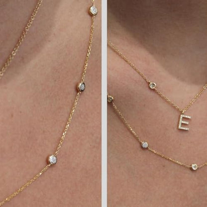 Unisex Celestial Gold Pendant Necklaces, Sun/Moon/Star/Angle Celestial Elements Unisex Choker Gold Lover Chains for Men and Women Jewelry - color: Layer - Gold Chain #1