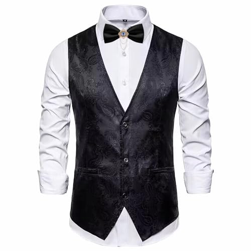 QCWQYML Black Bow Ties for Men Pre-Tied Mens Bow Tie Classic Crystal Brooch Chain Bowtie Adjustable Bowties Tuxedo Party - color: (Gold/Blue)-black