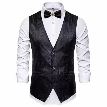 QCWQYML Black Bow Ties for Men Pre-Tied Mens Bow Tie Classic Crystal Brooch Chain Bowtie Adjustable Bowties Tuxedo Party - color: (Gold/Blue)-black