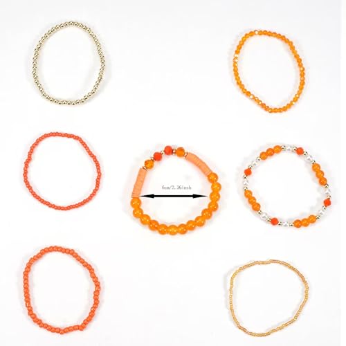 Bohemia Multilayer Stackable Beaded Bracelets Earrings Set Colorful Sparkly Crystal Beaded Stretch Bracelets Teardrop Earrings for Women Men Summer Beach Boho Vacation Jewelry - color: Black