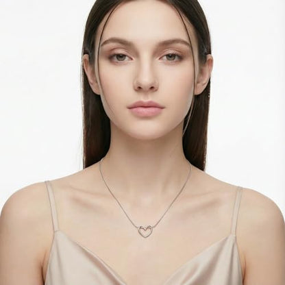 Heart Pendant Necklace – Dainty & Minimalist Style for Daily Wear - style: Everyday/Casual
