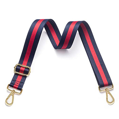 Kolti Purse Strap Replacement Crossbody Handbag Stripe Wide Adjustable - color: Gold Buckle-15
