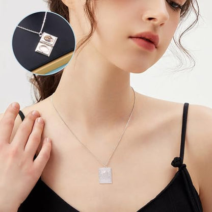 Brass Locket Pendants Heart Book Bag Photo Frame Charms Love Wedding Memory Charms Religious Bible Pendants for Necklace DIY Crafts Jewelry Making