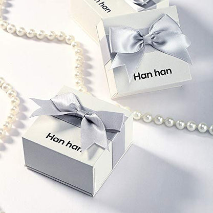 Han han Pearl Stud Earrings for Women 925 Sterling Silver, Pearl Jewelry Gift for Women 8MM-13MM - style: D-Rabbit Pearl Studs-8mm