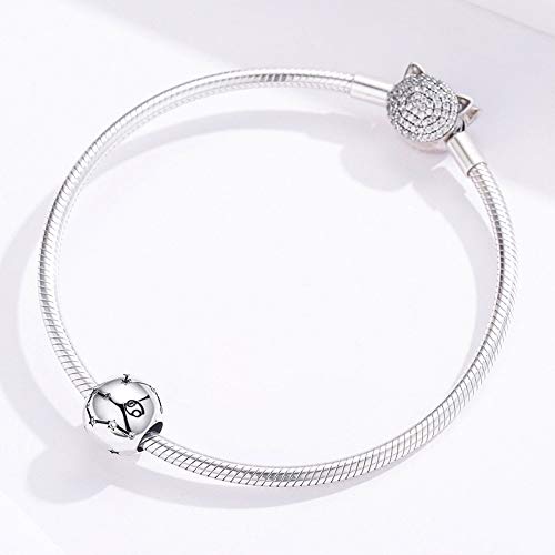 Constellation Charm 925 Sterling Silver Birthstone Bead for Pandora Charms Bracelet-Gift for Anniversary Birthday Christmas Day - color: Cancer（6.22-7.22）