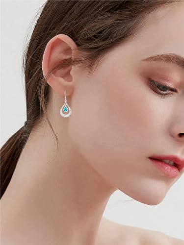 Dorunmo s925 Sterling Silver Western Dangle Drop Earrings Birthday Jewelry Gifts for Women - style: Boho B