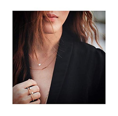 Baydurcan Friendship Anchor Compass Necklace Good Luck Elephant Pendant Chain Necklace with Message Card Gift Card - style: Pearl