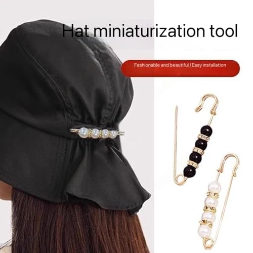 38 Pieces Pearl Brooch Pins Set, Scarf Ring Clips and Sweater Shawl Safety Pins and with Cover up Buttons Pins for Women T-Shirt Dress