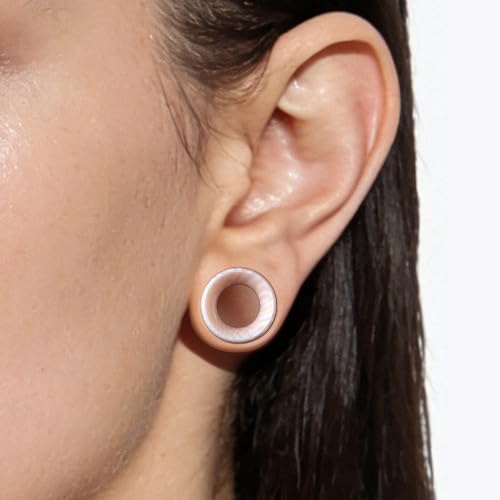 2 Pairs Matched Set Gauges for Ears Flesh Tunnels Kits Plugs Earrings Blue Acrylic Ear Expander Stretchers Piercing. - color: Y6632B, size: 0g(8mm)