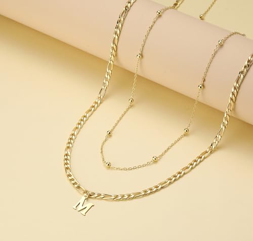 Initial Waist Chain for Women Beads Charm Belt Adjustable Belly Accessories Layered Body Jewelry Sets - style: M