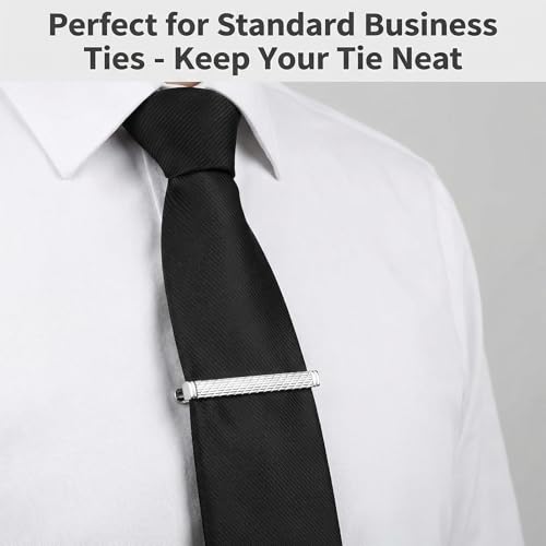 Gold Tie Clip for Men Tie Bar Clip Regular Necktie Tie Pin Clip Tie Clasp Business Wedding Pinch Clips - style: Chinese