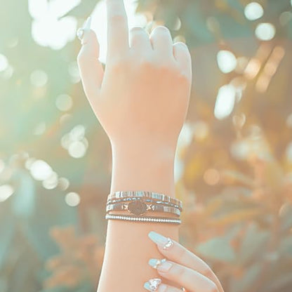 Boho Chunky Leather Wrap Bracelets Stackable Beaded Western Country Jewelry | Crystal Bead Trendy Layered Cuff Magnetic Clasp Stack Bohemian Statement Costume Outfits Cowgirl Fashion Hippie Accessories - color: Boho Black, size: 7.7"