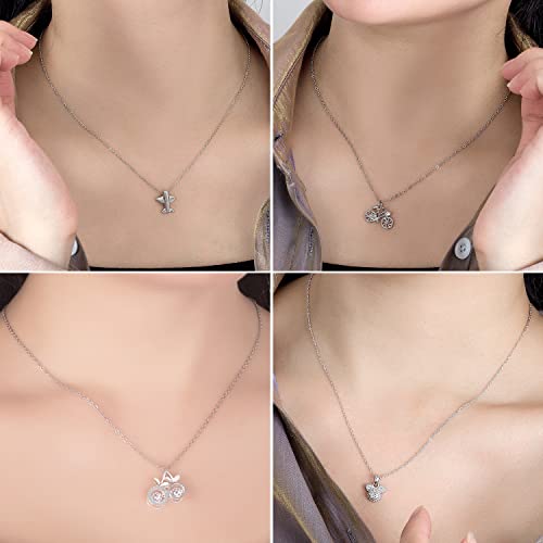 Dankadi Italian 925 Sterling Silver Necklace For Women 0.9mm Box Chain 1.3mm Rolo Chain O-Chain Lobster Claw Clasp - Pendant Chain - 16 "18" 20 "22" 24 "26" Jewelry Gift - color: O - Chain, size: 18 inches