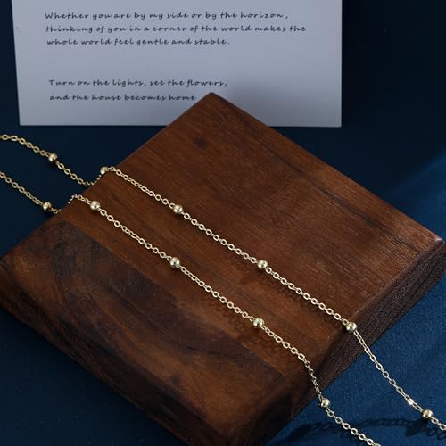 Waist Chain for Women 14K Gold/Silver Plated Body Chain Beads Link Belly Chains Belly Belt Waist Beads Chains Adjustable Sexy Bikini Body Jewelry Daily Belts Gifts for Women - style: Waist Beads-GD