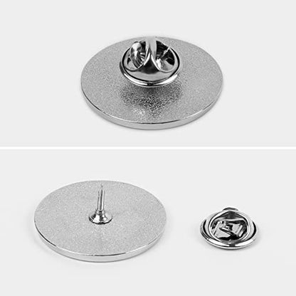Gothic Raven Flowers Badge Pin Round Badge Metal Button Badges Brooch Lapel Pin for Men Women 1 Inch - color: style-1