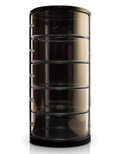 Acrylic Belt Organizer & Holder for Closet, Storage & Container | Rotating Drawers, Wall Mounted, Stackable, Watch Case, Jewelry Display, Makeup, Mens, Womens, Rack, Box