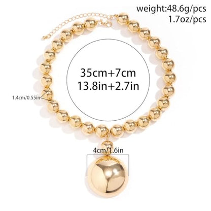 Gold Statement Choker Necklace for Women – Trendy Silver Long Layered Snake Chain Drop Necklace, Elegant Prom Party Jewelry Gift, Delicate Accessories for Her - color: F-Versatile semi-circular pendant necklace