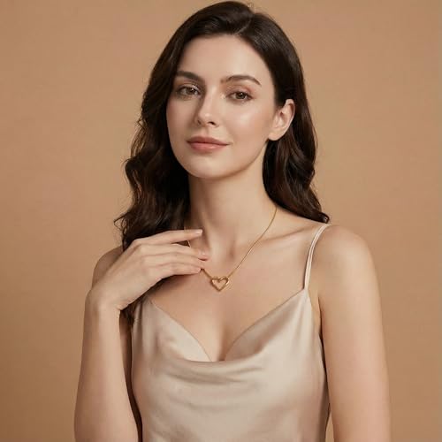 Heart Pendant Necklace – Dainty & Minimalist Style for Daily Wear - style: Minimalist/Dainty