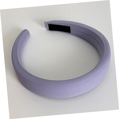 2pcs Wide Padded Headbands for Women and Girls Lightweight Fabric Hair Accessories Light for Daily Wear Parties School and Travel