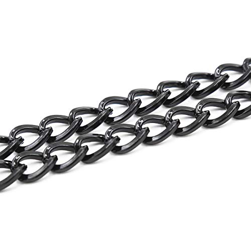 Succuba Padlock Necklace Metal Chain Collar Choker Heart Lock Necklace with Key and Box for Women, Men and Pet (16 to 22 Inches) - color: H