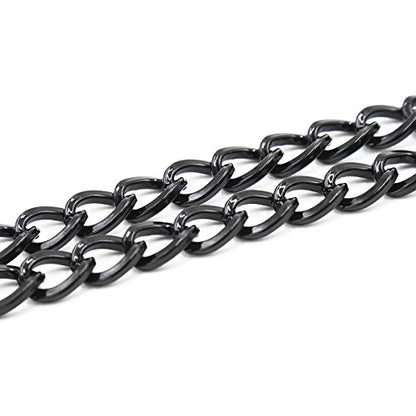 Succuba Padlock Necklace Metal Chain Collar Choker Heart Lock Necklace with Key and Box for Women, Men and Pet (16 to 22 Inches) - color: J