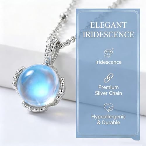 18K Gold Plated Dainty Necklace for Women, Cubic Zirconia Pendant, Tarnish Resistant Hypoallergenic Jewelry, Fashion Women Accessories - color: Silver