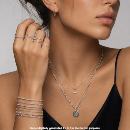 68-80 Pcs Jewelry Sets for Women, Gold Silver Bulk Jewelry Set with Rings Earrings Necklaces Bracelets, Hypoallergenic Fashion Jewelry Sets for Women Wedding Birthday Gifts - color: Silver 1