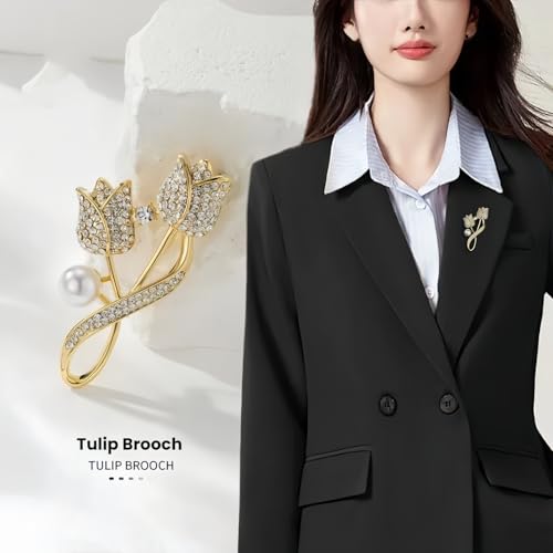 2pcs Rhinestone Brooch Pin for Women Dress Elegant Stylish Crystal Brooches Fashion Accessories Pins Lapel Boutonniere Ideas Wedding Christmas Birthday Jewelry Easter Gift - color: 13 Green Butterfly/Gold