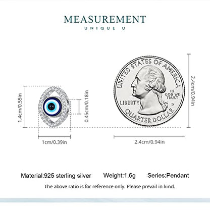 925 Sterling Silver Charms for Bracelet Jewelry Gifts for Women - color: Evil eyes
