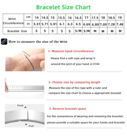 14K Gold Plated Four Leaf Clover Bangle Bracelet | Stainless Steel Lucky Love Cuff with Cubic Zirconia, Hypoallergenic Jewelry Gift for Women - color: Clover Silver-Small