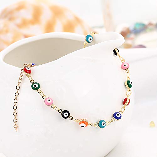 Briana Williams Toe Rings for Women Gold Silver Toe Ring Non Tarnish Ankle Bracelets for Women Waterproof Anklet & Toe Ring Set Trendy Summer Beach Foot Jewelry - color: B1 -2pcs toe rings + anklets, gold