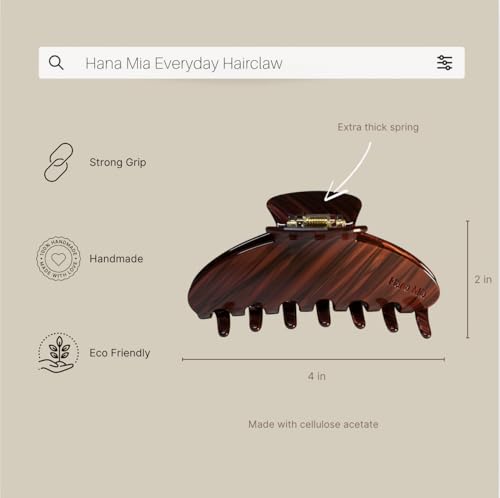 Luxury Burgundy Claw Clip for Women | Our Large 4 Inch Hair Clip Creates Beautiful Half Ups, Secure Updos & Chic Daily Styles | Premium Acetate Claw with Secure Hold & Snag Free Teeth for Easy Styling - color: Burgundy