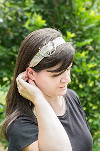 Handmade Pewter Scarf Rings and Slides - Metal Clip for Women Scarves - American Made - style: Infinity Scarf Ring