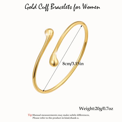 Charm Thin Cuff Bangle Bracelets for Women Dainty Adjustable Bar Bracelet Minimalist Adjustable Open Metal Cuff Bangle Bracelets Armlet Jewelry