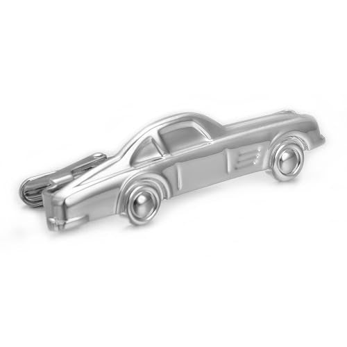 Yoursfs Unique Ship Car Tie Clips for Men Novelty Cool Transportation vehicles Tie Clip Bar Pins Men's Fashion Jewelry - style: Silver Car