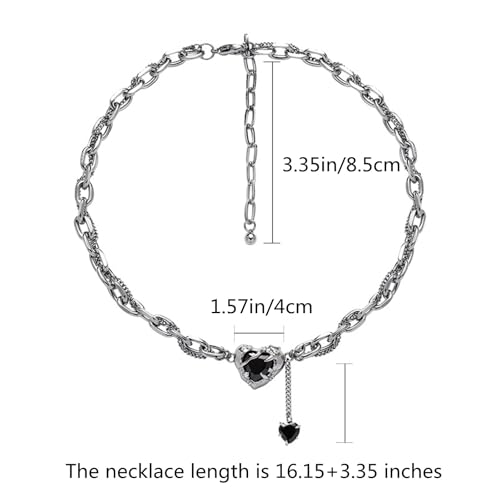 Irregular Heart Necklace for Women Y2k Pink Zircon Pearl Diamond Women's Fashion Pendant Hot Fashion Pink Jewelry for Women - color: Style17