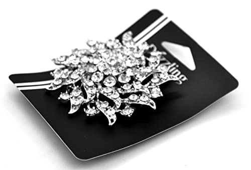 Belagio Enterprises 2 1/2-Inch Rhinestone Brooch | BW-171-182 - size: 2-1/2-Inch, style: BW-148