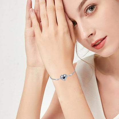 Animal Bracelet for Women 925 Sterling Silver Celtic Dragon/Horse/Wolf Bracelet Adjustable Bracelet Cute Animal Jewelry Gift for Women - style: 02-Celtic Wolf Bracelet