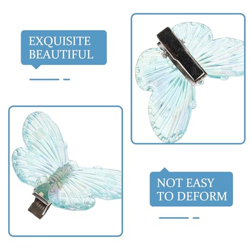 Abaodam 40pcs Butterfly Hair Clips and Hair Snap Barrettes Plastic French Side Clips for Women’s Hairstyles and Bangs Accessory Set
