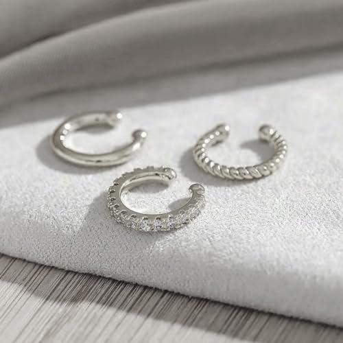 Ear Cuffs for Women Non Piercing Ear Cuff Earrings Non Pierced Cartilage Earrings Adults Christmas Stocking Stuffers Trendy Gifts 2025 - color: A1:5PCS Gold Ear Cuffs