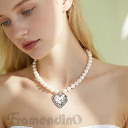 Framendino, Heart Photo Frame Charms DIY Locket Pendants for Jewelry Making - color: Silver, size: 10 Pack